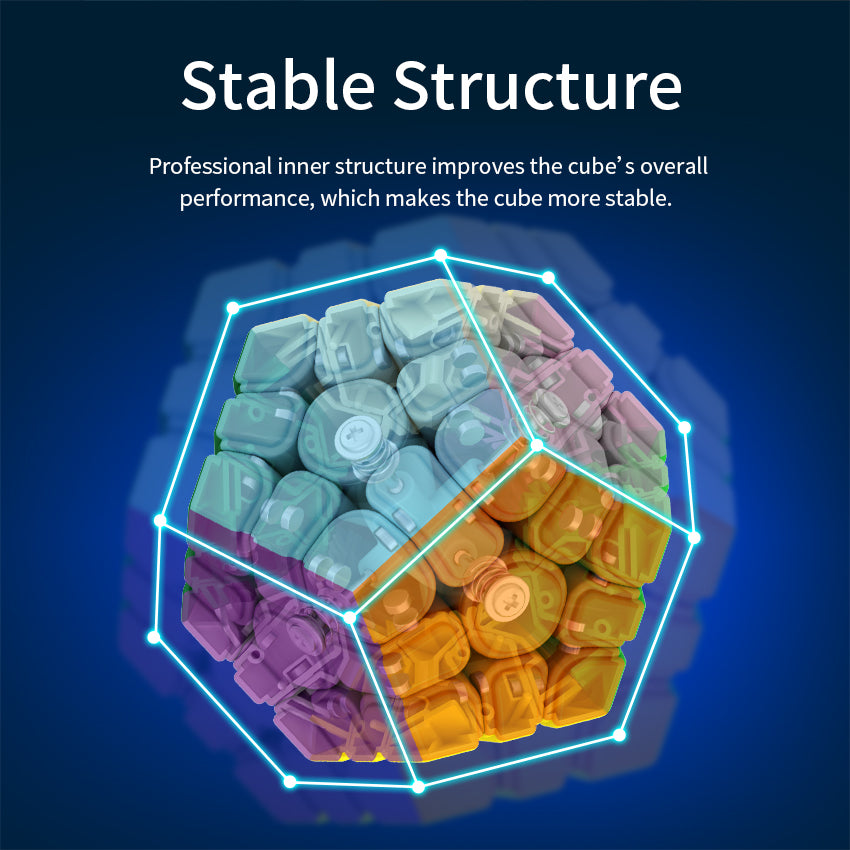 MoYu Meilong Mega M magnetic cube stickerless