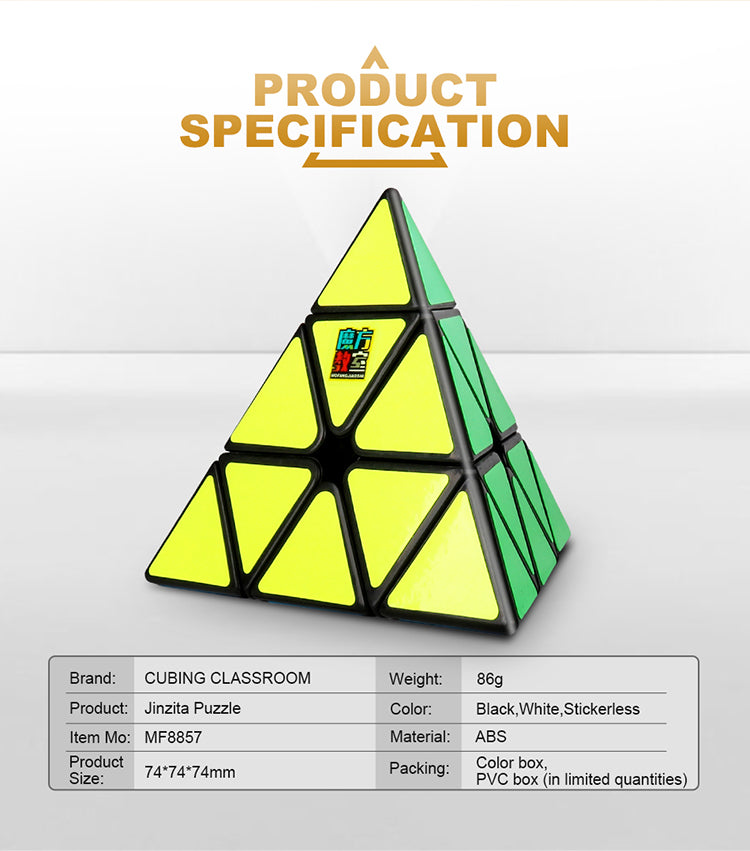 Meilong Pyraminx stickerless/black/carbon