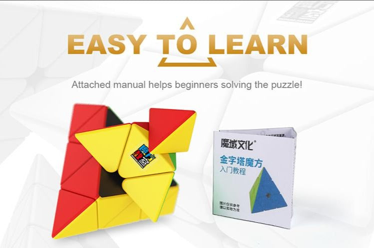 Meilong Pyraminx stickerless/black/carbon