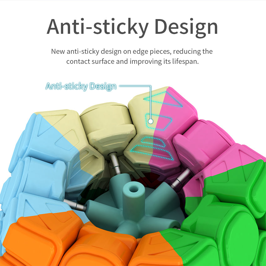 MoYu Meilong Mega M magnetic cube stickerless
